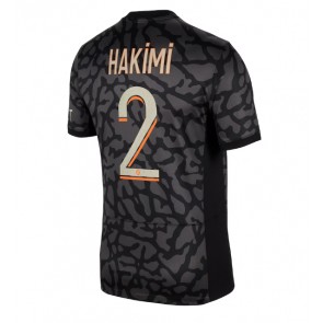 Paris Saint-Germain Achraf Hakimi #2 Rezervni Dres 2023-24 Kratak Rukavima